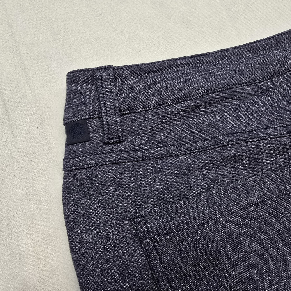 Lululemon Abc Canvas skinny Pants Men Size 32x32 Blue - Picture 8 of 11